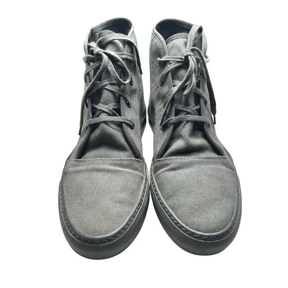 Common Projects | Men | Gray Canvas Lace Up Hi-Top Safari Boots | EU 43 US 10 - Picture 4 of 16